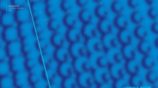 Dynamic halftone dot animation expanding with vibrant gradient colors in seamless loop motion graphics