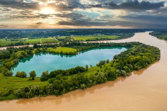 &Icirc;le de La Lande sur la Garonne &agrave; Quinsac en Gironde