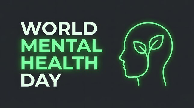 Promoting global awareness and support for mental wellbeing on world mental health day each year