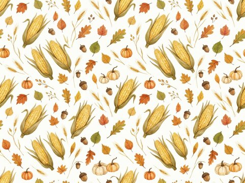 Corn Seamless Pattern