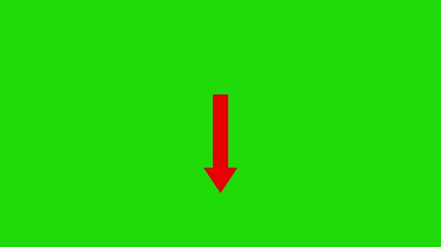 Arrow moving down