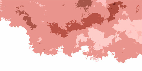 Obraz premium Red Abstract Watercolor Background with Paint Splashes, Grunge Ink Texture, Artistic Paper Pattern and World Map Inspired Geographic Design