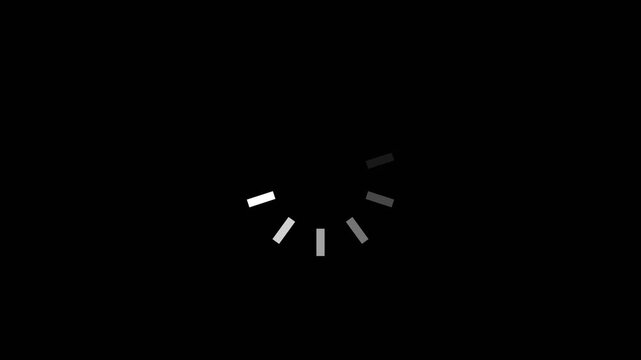 Loading animation green screen loading motion loading symbol buffering