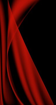 Red satin background, red abstract background, red silk background