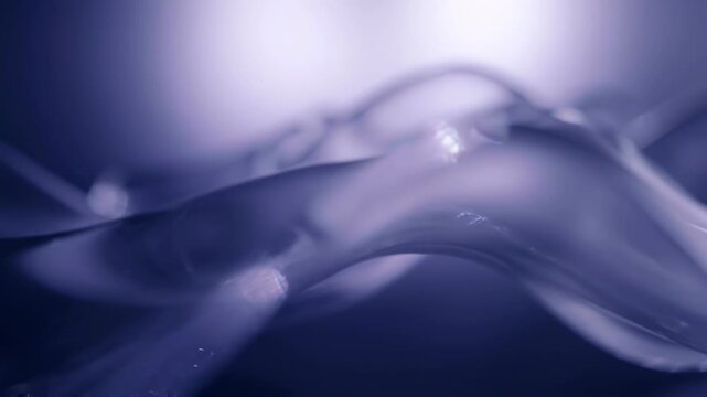 Soft Acrylic Wave in Indigo and Lavender for Calming Corporate Presentations
