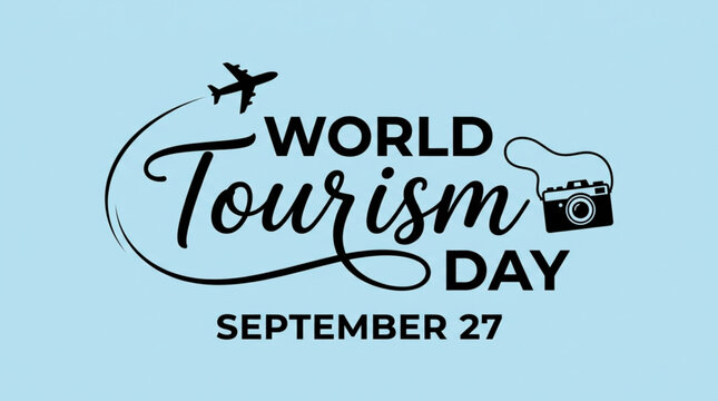 World Tourism Day September 27 Illustration Banner Design