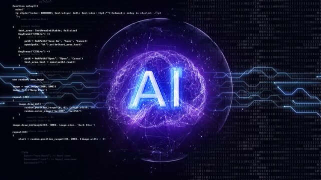 AI Bubble Bursting Animation Transition on Alpha Channel, Loop
