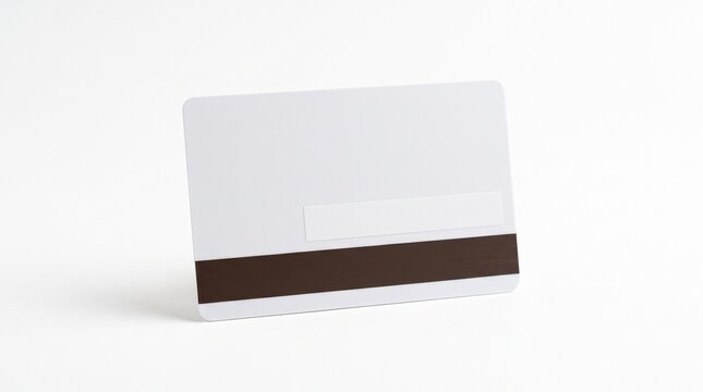 White Cardboard Box with Blank Cards Isolated on White Background for Packaging, Business, Gift and Stationery Concepts