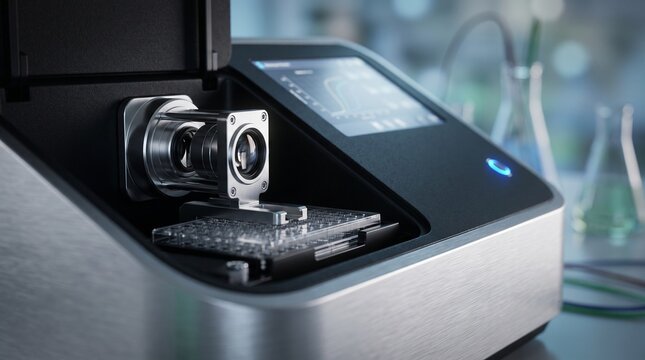 Microplate Reader with Precision Optical Scanning Chamber in Modern Laboratory