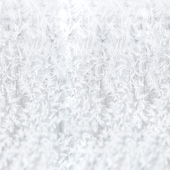 Fototapeta premium Frozen ice crystals Christmas background