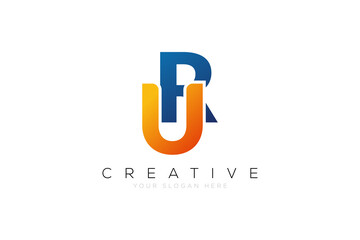 UR Letter UR Logo Icon Design Vector © Sopon Chandra Roy