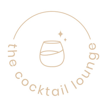 Minimal logo png for cocktail lounge