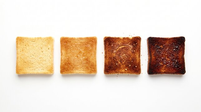 Maillard Reaction Browning Stages Bread Crust Comparison