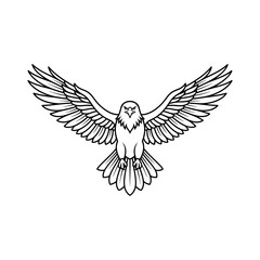 Obraz premium Flying white dove with outstretched wings isolated on clean background symbolizing peace and freedom