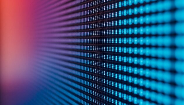 LED screen texture abstract background close up