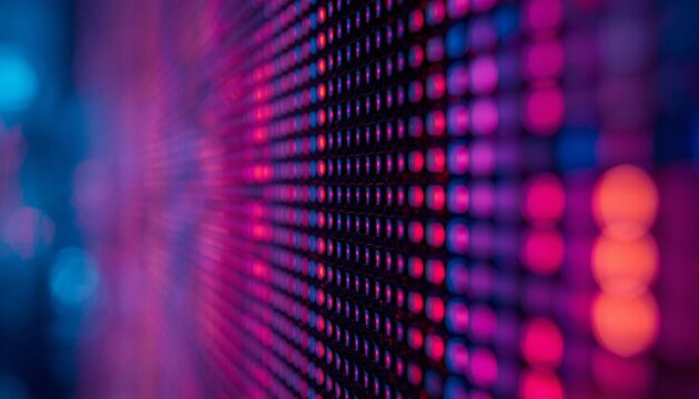 LED screen texture abstract background close up