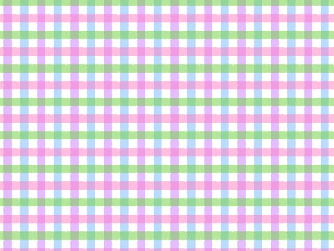 Pastel Colorful Plaid Seamless Pattern Background