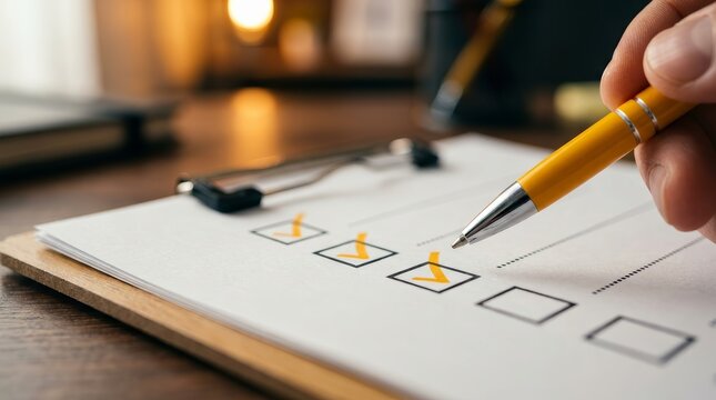 A checklist for policy implementation featuring a standard version and attachment details.