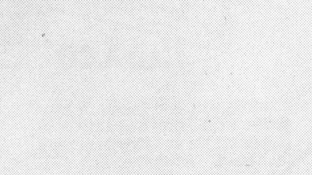 Vintage paper style motion graphic with abstract gray halftone pattern and noise grain effect for video editing.Animated halftone dot grunge texture background overlay loop.Video effect 4k