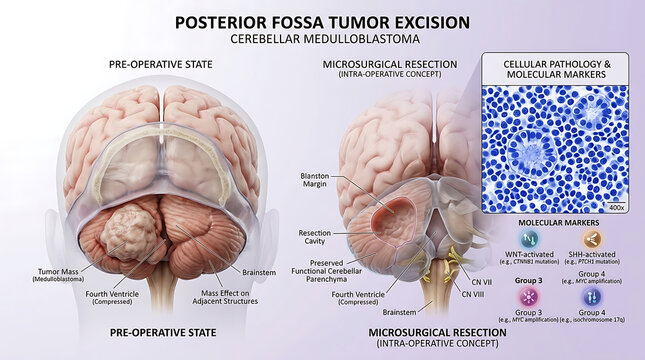 Transparent Cerebellar Tumor Resection with Brainstem Preservation Technique