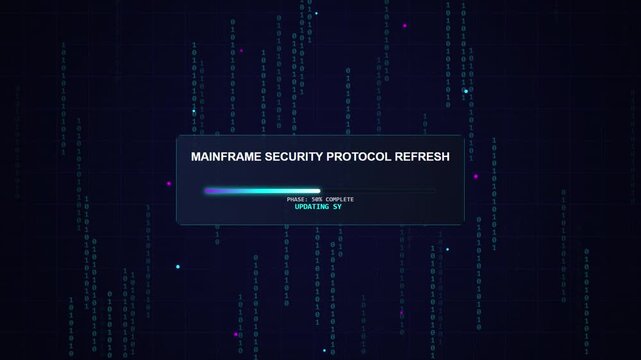 Mainframe Security Protocol Refresh Loading Screen Animation