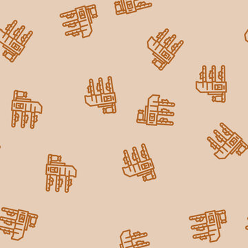 material recovery facility mrf line seamless pattern material recovery facility mrf thin line illustration