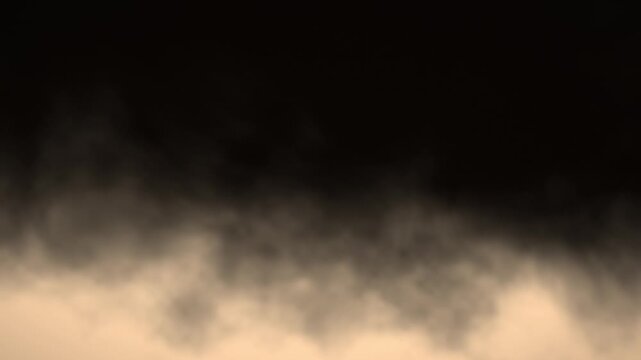 Abstract swirling smoke effect with warm light background lighting