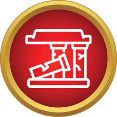Fototapeta premium Ancient architectural structure crumbling, symbolizing collapse and historical decay