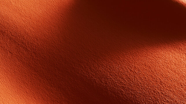 Abstract Terracotta Textured Background with Soft Waves and Shimmer
