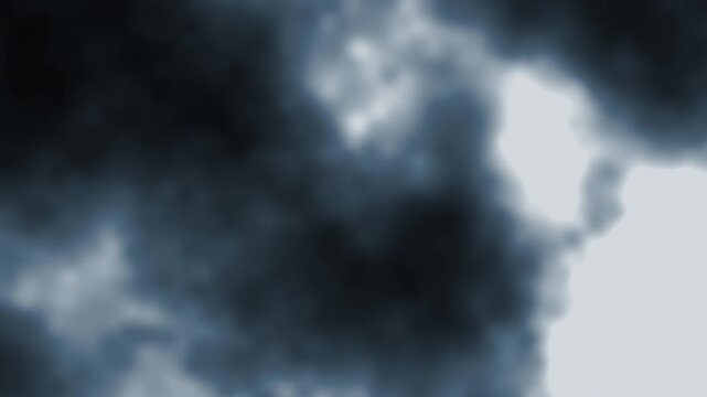 Abstract moving dark smoke cloud fog motion graphics video loop overlay