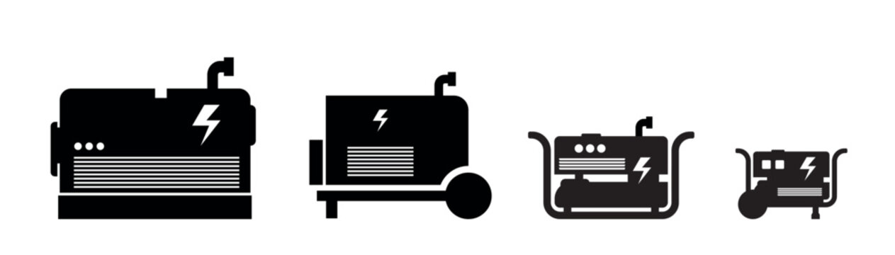generator icon on white background