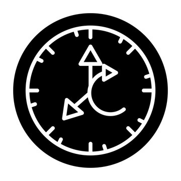 Time Loop Vector Icon