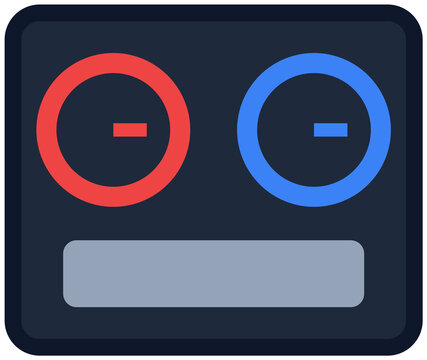 Medical device panel showing critical health indicators