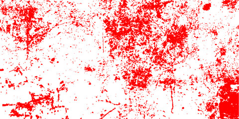 Naklejka premium Abstract splatter of red paint on white background, creating a chaotic and vibrant texture.