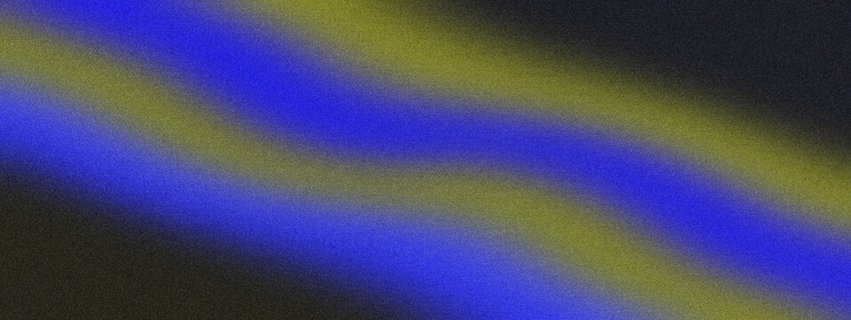 Ultraviolet neon light gradient abstract background with depicts blurry abstract yellow gradient stripes black base ultraviolet ultraviolet blue colorful with pattern grain texture