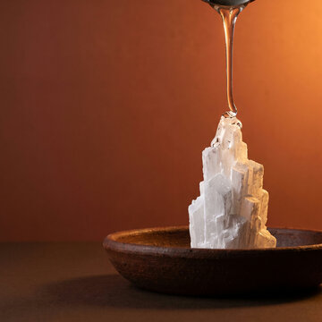 Hot Ice Tower Crystallizing Mid-Pour