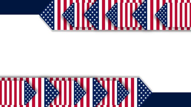 US Air Force Birthday Patriotic Background with American Flag Stars and Stripes.