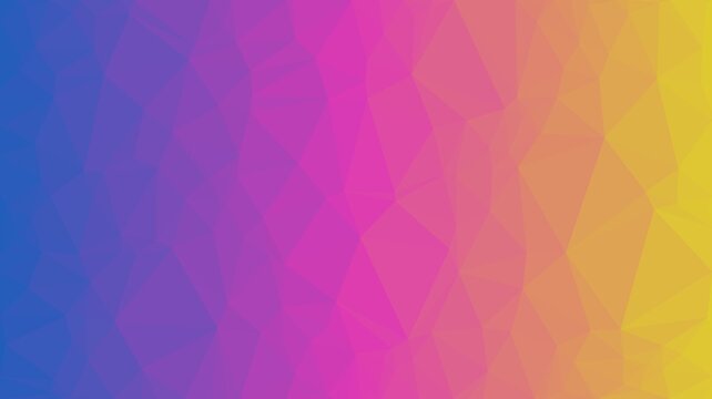 Geometric triangle pattern with vibrant purple pink and yellow gradient colors ideal for modern website banner backgrounds and digital graphic design.