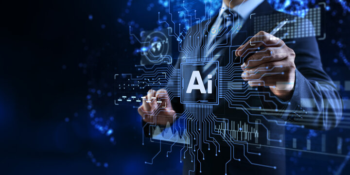 AI Artificial Intelligence for Business Automation and Digital Data Analysis