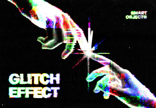 Glitch Effect For Poster And Social Media Design