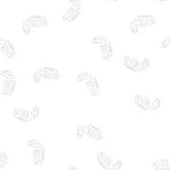 Fototapeta premium butterfly wing glyph vector seamless pattern. butterfly wing thin illustration