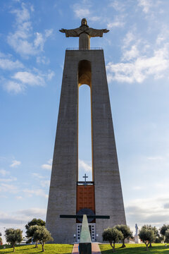 Cristo Rei dominant Lisbonne, Portugal