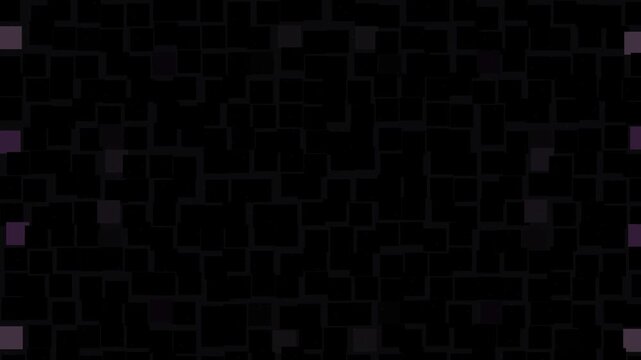 Digital binary code data stream flowing in dark cyber space with glowing pixels and matrix effect