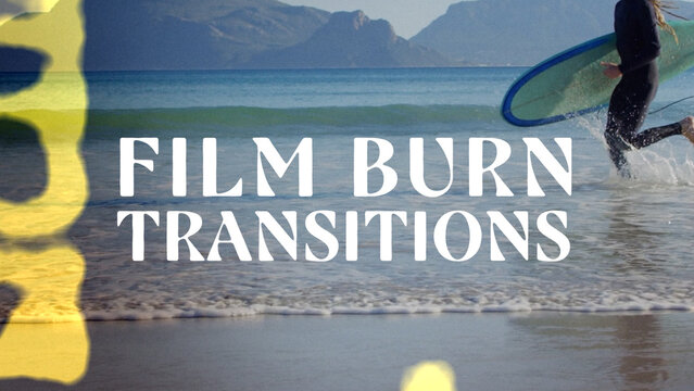 Quick Blur Film Burn Transitions
