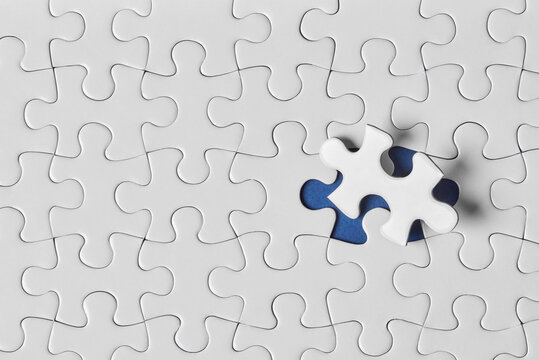 Missing puzzle piece in completed puzzle