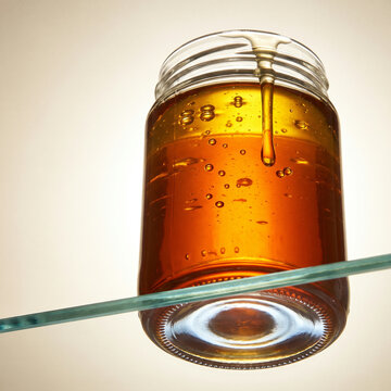 Looking Up Through a Jar of Honey