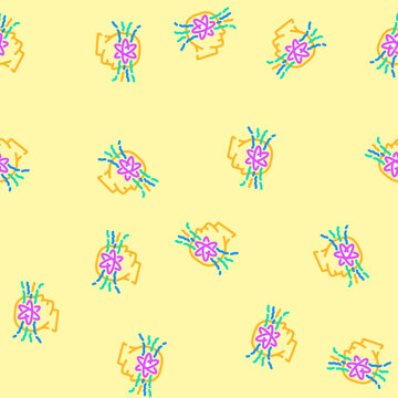 consciousness unsolved mystery vector seamless pattern consciousness unsolved mystery sign illustration
