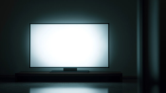 A polished, market-friendly photograph modern multi-purpose tech space: impressive led-lit screen for seamless streaming on your tv or pc monitor.