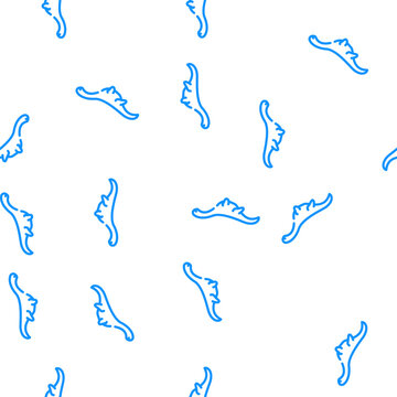 pliosauroids dinosaur vector seamless pattern pliosauroids dinosaur sign illustration