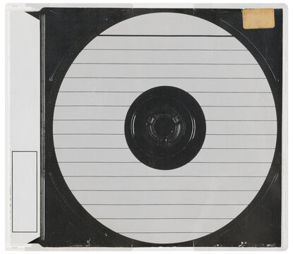 Vintage Slimline compact CD case. png isolated on transparent background